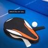 Jauarta Table Tennis Racket Cover, Table Tennis Cases & Bags, Portable Table Tennis Bat Bag, Professional Paddle Cover Bat Bag, Case (Orange) view 3