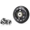 JHKJ 70mm/72mm/ 76mm80mm 82A Inline Skate Wheels, 8 Pack Replacement Roller Skating Wheels for Girls & Boys Wheels with Bearings ABEC 7 - Black,Black,72mm view 4