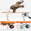 Ballet Barre Wall-Mounted Adjustable Ballet Barre, Fixed Family Dance Room Extension Pole, Wooden Handle (Size : 1M/3.3FT) view 3