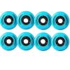 JHKJ 8 Pack Inline Skate Wheels 85a 72mm/76mm/80mm Indoor/Outdoor Inline Skate Replacement Wheel for Luggage, Training, Scooter, Office Chair etc,Blue,80mm