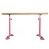 Ballet Barre Portable Pink Steel Ballet Barre with Wooden Handle, Adjustable Dance Training Pole Suitable for Adults and Children (Size : 1M/3.3FT) view 1