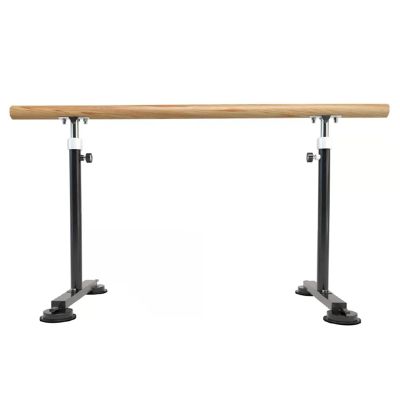 Ballet Barre Mobile and Adjustable Ballet Barre, Wooden Hand Lever Extension Rod with Suction Cup, Suitable for Adults and Children (Size : 2.5M/8.2FT)