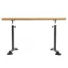 Ballet Barre Mobile and Adjustable Ballet Barre, Wooden Hand Lever Extension Rod with Suction Cup, Suitable for Adults and Children (Size : 2.5M/8.2FT) view 1