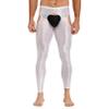 YiZYiF Mens Thin Ice Silk Hollow Out Suspender Compression Pants Baselayer Long Johns Underwear White One Size view 1