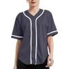 DIGITMON Women's Baseball Softball Jersey Button Down Premium Hip Hop T Shirts Uniform GRAPHITEWHITE, Small view 1