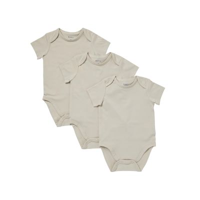 Hanes Unisex Baby Pure Comfort Short Sleeve Bodysuits, Infant Bodysuits, Boys & Girls, 3-Pack