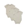 Hanes Unisex Baby Pure Comfort Short Sleeve Bodysuits, Infant Bodysuits, Boys & Girls, 3-Pack view 1