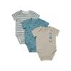Hanes Unisex Baby Pure Comfort Short Sleeve Bodysuits, Infant Bodysuits, Boys & Girls, 3-Pack view 1