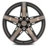 Niche 1PC M271 20X10.5 5X112 M-BLK DDTC-FC 40MM - M271200544+40 view 2