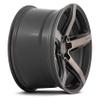Niche 1PC M271 20X10.5 5X112 M-BLK DDTC-FC 40MM - M271200544+40 view 3