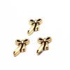 20pcs/lot Metal Bowknot Silver Floating Charms for Living Glass Floating Lockets Women Necklace BraceletJewelry - (Metal Color: Gold-Color/Main Stone Color: Beige) view 1
