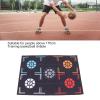 HUAOSN Basketball Footstep Training Mat, Thickenednon Slip Dribble Silent Sports Auxiliary Props, Training Pace Ball Control Player Equipment for Home 3Mm view 3