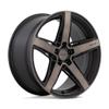 Niche 1PC M271 20X10.5 5X120 M-BLK DDTC-FC 35MM - M271200521+35 view 1