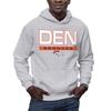 Hybrid Sports NFL - Denver Broncos - City Block - Men's and Women's Pullover Hooded Fleece Sweatshirt - Size 2 X-Large - Denver Broncos - Athletic Heather view 1