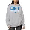 Hybrid Sports NFL - Detroit Lions - City Block - Men's and Women's Pullover Hooded Fleece Sweatshirt - Size 3 X-Large - Detroit Lions - Athletic Heather view 2