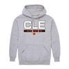 Hybrid Sports NFL - Cleveland Browns - City Block - Men's and Women's Pullover Hooded Fleece Sweatshirt - Size Small - Cleveland Browns - Athletic Heather view 4