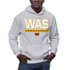 Hybrid Sports NFL - Washington Commanders - City Block - Men's and Women's Pullover Hooded Fleece Sweatshirt - Size Medium - Washington Commanders - Athletic Heather view 1
