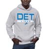 Hybrid Sports NFL - Detroit Lions - City Block - Men's and Women's Pullover Hooded Fleece Sweatshirt - Size Medium - Detroit Lions - Athletic Heather view 1