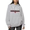 Hybrid Sports NFL - Tampa Bay Buccaneers - City Block - Men's and Women's Pullover Hooded Fleece Sweatshirt - Size 3 X-Large - Tampa Bay Buccaneers - Athletic Heather view 2