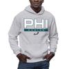 Hybrid Sports NFL - Philadelphia Eagles - City Block - Men's and Women's Pullover Hooded Fleece Sweatshirt - Size Large - Philadelphia Eagles - Athletic Heather view 1