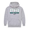 Hybrid Sports NFL - Philadelphia Eagles - City Block - Men's and Women's Pullover Hooded Fleece Sweatshirt - Size Large - Philadelphia Eagles - Athletic Heather view 4