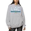 Hybrid Sports NFL - Los Angeles Chargers - City Block - Men's and Women's Pullover Hooded Fleece Sweatshirt - Size Small - Los Angeles Chargers - Athletic Heather view 2