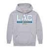 Hybrid Sports NFL - Los Angeles Chargers - City Block - Men's and Women's Pullover Hooded Fleece Sweatshirt - Size Small - Los Angeles Chargers - Athletic Heather view 4