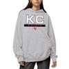 Hybrid Sports NFL - Kansas City Chiefs - City Block - Men's and Women's Pullover Hooded Fleece Sweatshirt - Size 2 X-Large - Kansas City Chiefs - Athletic Heather view 2
