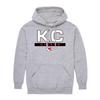 Hybrid Sports NFL - Kansas City Chiefs - City Block - Men's and Women's Pullover Hooded Fleece Sweatshirt - Size 2 X-Large - Kansas City Chiefs - Athletic Heather view 4