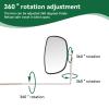 Cycling Eyeglass Rearview Bike Eyeglass Mirror 360 Degree Adjustable Mirror Bike Mirrors Bicycle Cycling Rear View Wide Angle Mirror Cycling Riding Accessory Bike Eyeglass Mirror Biking Glasses view 2