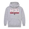 Hybrid Sports NFL - Houston Texans - City Block - Men's and Women's Pullover Hooded Fleece Sweatshirt - Size Medium - Houston Texans - Athletic Heather view 4