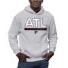 Hybrid Sports NFL - Atlanta Falcons - City Block - Men's and Women's Pullover Hooded Fleece Sweatshirt - Size 3 X-Large - Atlanta Falcons - Athletic Heather view 1