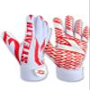 Stealth Football Receiver Gloves White - Battle College Lineman Football Receiver Gloves Be a Villain Not a Joker Adult Men Youth Boys Small to XXL Sizes view 1