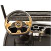 GTW Golf Cart Steering Wheel for Club Car DS Golf Carts | 12.5 Inch Woodgrain Racer Steering Wheel | Includes Chrome Hub Adapter view 4