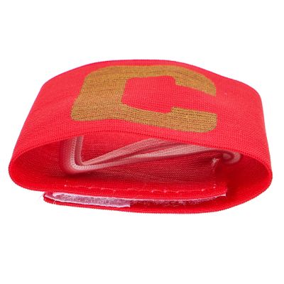 CORHAD 1pcs Portable Captain Armband Elastic Wear-Resistant Arm Band for Football Basketball and Team Sports Fit for Adults and Youth Versatile Sports Accessory Red