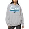 Hybrid Sports NFL - Carolina Panthers - City Block - Men's and Women's Pullover Hooded Fleece Sweatshirt - Size 3 X-Large - Carolina Panthers - Athletic Heather view 2