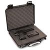 Evergreen 85 ProFoam Protective Hard Case - USA Made/Mil Spec / IP67 Waterproof/for Handguns with Custom Mods, Revolvers, Sights, Magazines (Black ProFoam) 