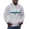 Hybrid Sports NFL - Jacksonville Jaguars - City Block - Men's and Women's Pullover Hooded Fleece Sweatshirt - Size 3 X-Large - Jacksonville Jaguars - Athletic Heather view 1