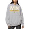 Hybrid Sports NFL - Minnesota Vikings - City Block - Men's and Women's Pullover Hooded Fleece Sweatshirt - Size 2 X-Large - Minnesota Vikings - Athletic Heather view 2