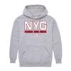 Hybrid Sports NFL - New York Giants - City Block - Men's and Women's Pullover Hooded Fleece Sweatshirt - Size X-Large - New York Giants - Athletic Heather view 4