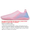 JiuQing Water Shoes Women Men Surf Swim Beach Socks Quick Dry Slip-On Barefoot Shoes for Diving Aqua Sport,Pink,8 view 2