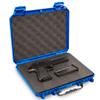 Evergreen 85 ProFoam Protective Hard Case - USA Made/Mil Spec / IP67 Waterproof/for Handguns with Custom Mods, Revolvers, Sights, Magazines (Blue ProFoam) view 1