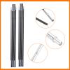 Alomejor Fiberglass Camping Tent Pole Bars, Foldable Retractable Sunshelter Support Rods Awning Frames Kit for Outdoor SunshelteAr Support view 2