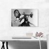 ARTCANVAS Louis Armstrong Jazz Trumpet New Orleans Louisiana Blues Music Lounge Canvas Art Print Stretched Framed Painting Picture Poster Giclee Wall Decor - 26" x 18" (0.75" Deep) view 2