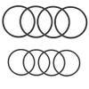 8pcs Computer Stand Bike Stopwatch Fixator Bike Stopwatch Base Holder Silicone Holders Flashlight Mount Stopwatch Bracket Fixator Edge Riding Exercise Bike view 1