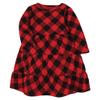 Hudson Baby Infant and Toddler Girl Cotton Dresses, Buffalo Plaid Leopard, 2 Toddler view 4