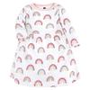 Hudson Baby Infant and Toddler Girl Cotton Dresses, Modern Rainbow, 12-18 Months view 3