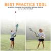ACELETIQS Lacrosse Ball Lacrosse Rebounder, Pair with all Lacrosse Sticks, Lacross Ball Perfect Lacrosse Trainer and gift for All Ages, La Crosse Ball view 2