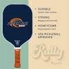 Rally Republic Officially Licensed Collegiate Pickleball Paddle - USA Pickleball Association Approved Racket - Lightweight Honeycomb Core, Carbon Fiber Exterior, Premium Leather Grip for Comfort view 4