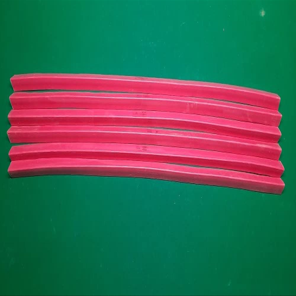 K66 Cushion Rail Rubber 42inch, Set of 6 for 7 and 8 Foot Tables by Cue Clean
